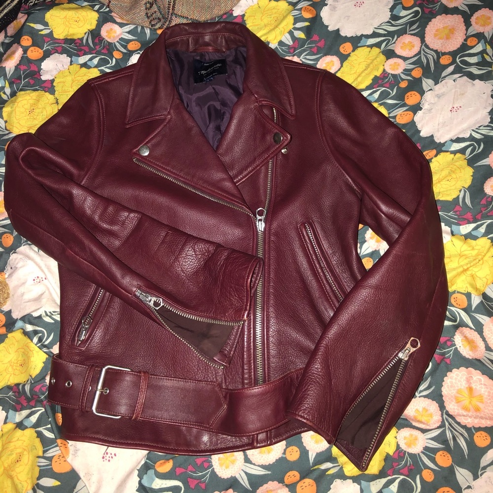Madewell leather jacket